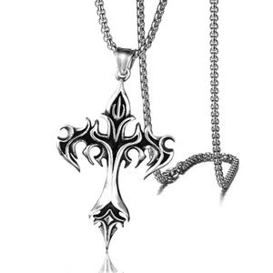 Fire Cross Necklace